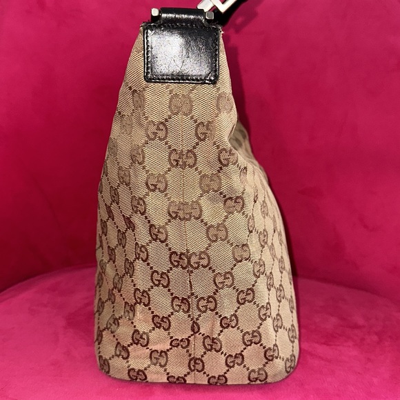 Gucci bamboo strap shoulder tote hobo purse - Picture 4 of 16